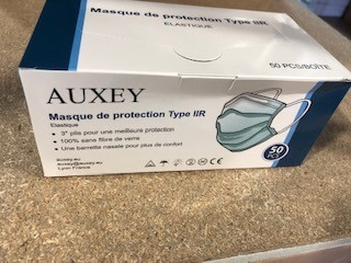 MASQUE TYPE IIR 99% ELASTIQUES BLEU