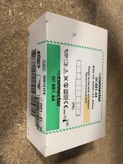 RACCORD BICONIQUE DROIT - STERILE - POLYAMIDE - 4-6 MM X 4-6 MM - BTE DE 30