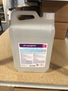 GEL PHAGORUB SOLUTION BIDONS DE 5 LITRES