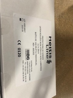 PROTECTION DE SONDE LATEX ROULÉ 2.2*20 NON STÉRILE NON LUBRIFIÉ BTE DE 144