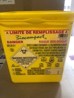 COLLECTEUR DE DECHETS BIOCOMPACT - 10 LITRES  DASRI