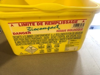 COLLECTEUR DE DECHETS BIOCOMPACT - 5 LITRES DASRI