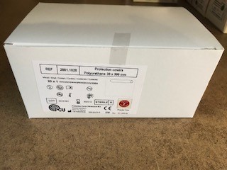 [2801.1028] Protection de sonde 30x300mm - stérile - PU - avec 1 élastique -bte 20