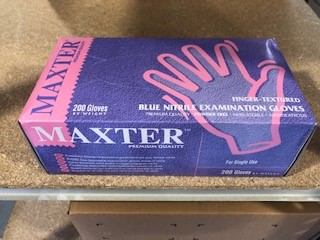 GANT NITRILE BLEU NP TAILLE M PAR 200