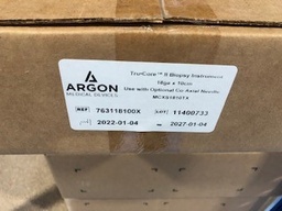 [763118100X] [763118100X] Pistolet TRUCORE II 18G (1,6mm)x10cm(bte de 10) projection 22mm-encoche 19mm (argon)