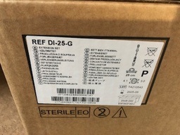 [DI-25-G] PROLONGATEUR POUR PERFUSION - MALE/FEMELLE - PVC SANS DEHP TRANSPARENT - DIAM INT 3 MM - 25 CM - VERROU LL MOBILE - FILTRE DE PURGE - PROLONSEND DI - SACHET 25 - BTE DE 200 (8 X 25)