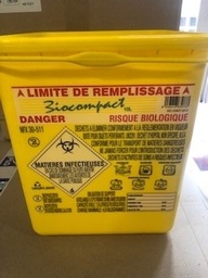 [A5-CD210] COLLECTEUR DE DECHETS BIOCOMPACT - 10 LITRES  DASRI