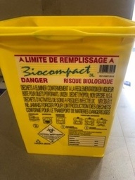 [A5-CD203] COLLECTEUR DE DECHETS BIOCOMPACT - 3 LITRES DASRI