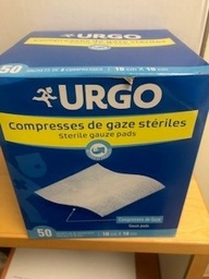 compresse de gaz urgo stériles 10x10 boite de 50