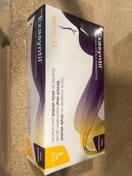 [447105] GANT EXAMEN VINYLE COLORE - NON POUDRE - NON STERILE - AMBIDEXTRE - TAILLE 8/9 - L - EXASYNTIL